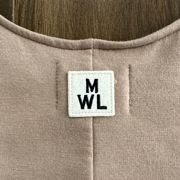 Madewell MWL Superbrushed Pull-On Jumpsuit in Telluride Stone, Medium - Picture 12 of 14